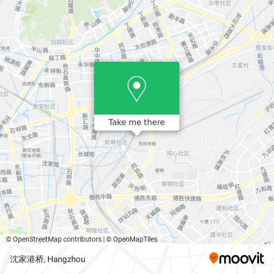 沈家港桥 map