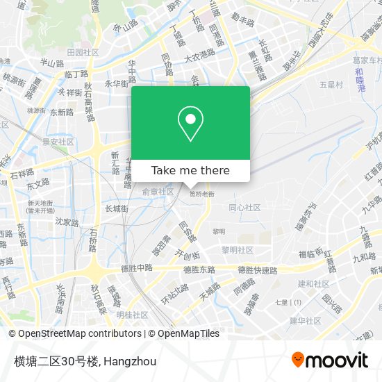 横塘二区30号楼 map