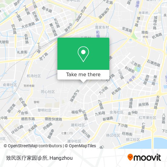 致民医疗家园诊所 map