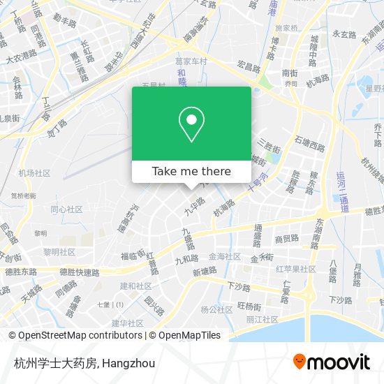 杭州学士大药房 map
