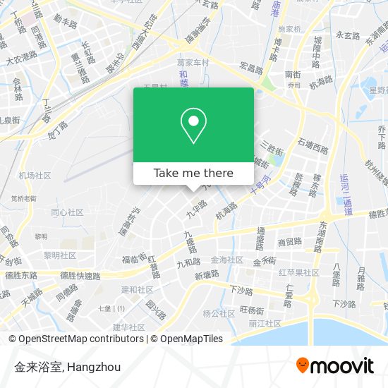 金来浴室 map