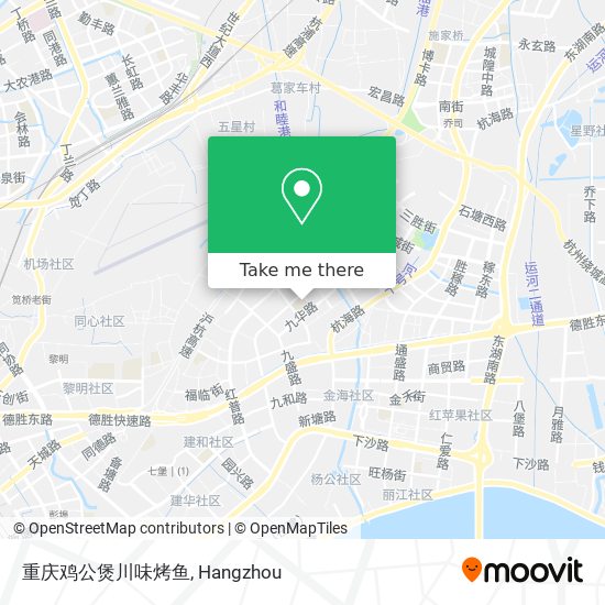 重庆鸡公煲川味烤鱼 map
