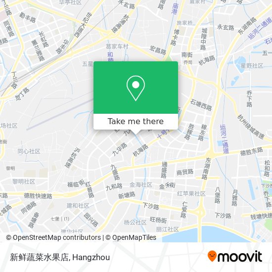新鲜蔬菜水果店 map