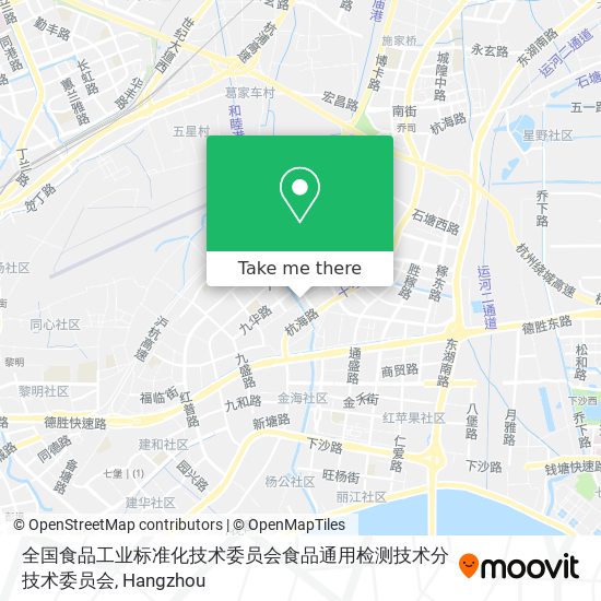 全国食品工业标准化技术委员会食品通用检测技术分技术委员会 map