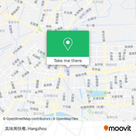 真味阁快餐 map
