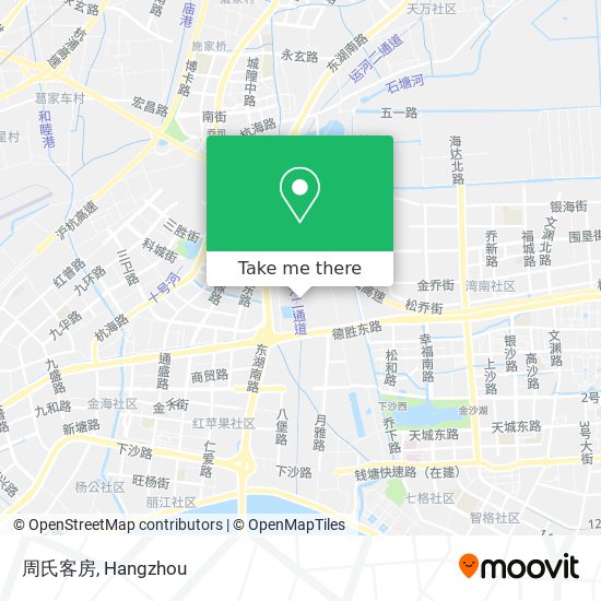 周氏客房 map