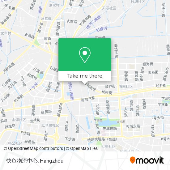 快鱼物流中心 map