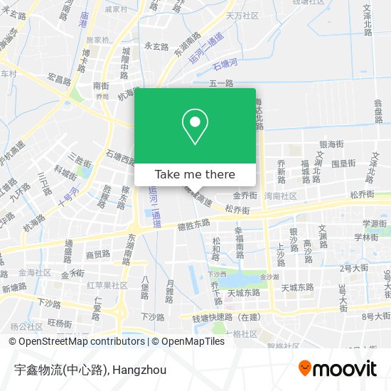 宇鑫物流(中心路) map