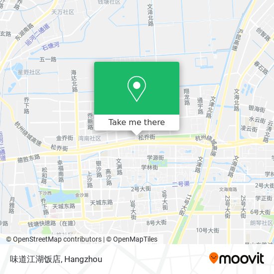 味道江湖饭店 map