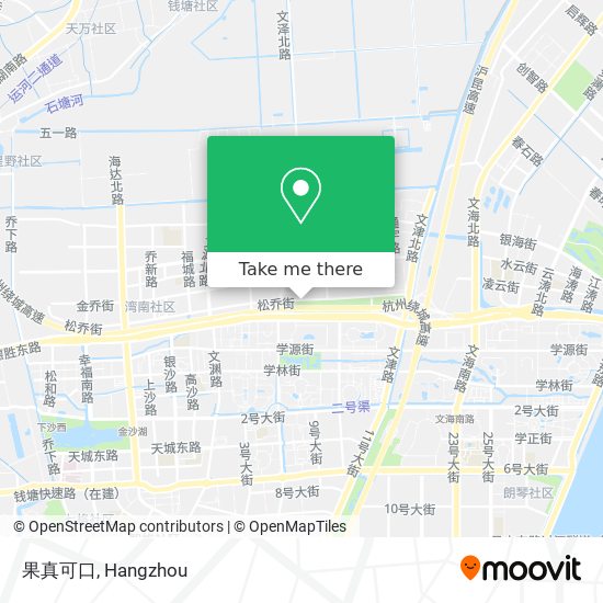果真可口 map