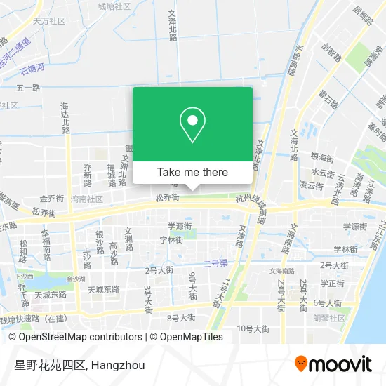 星野花苑四区 map
