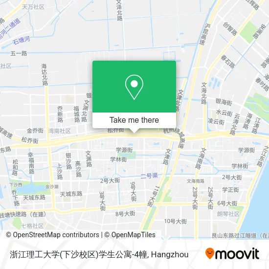 浙江理工大学(下沙校区)学生公寓-4幢 map