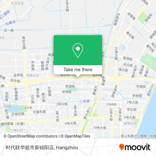时代联华超市新锦阳店 map