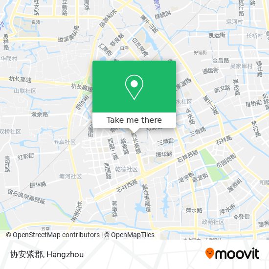 协安紫郡 map
