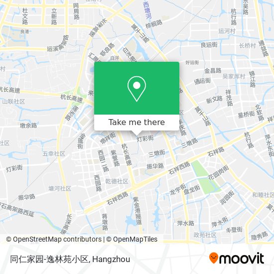 同仁家园-逸林苑小区 map