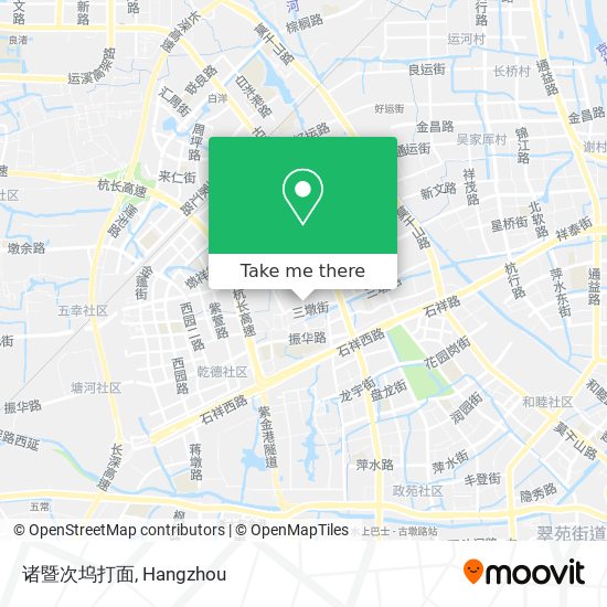 诸暨次坞打面 map