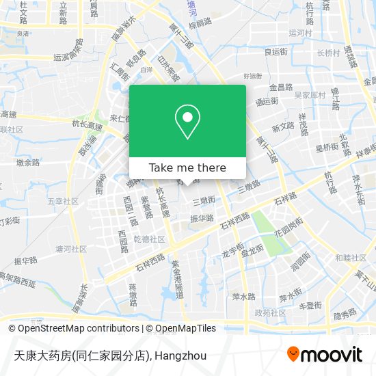 天康大药房(同仁家园分店) map