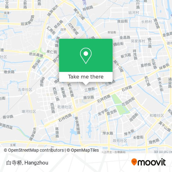 白寺桥 map