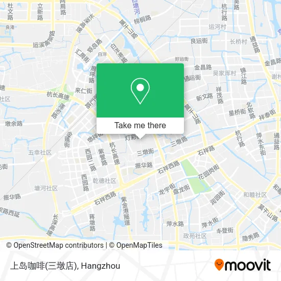 上岛咖啡(三墩店) map