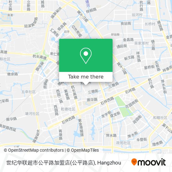 世纪华联超市公平路加盟店(公平路店) map
