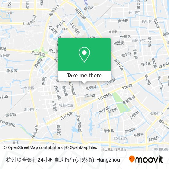 杭州联合银行24小时自助银行(灯彩街) map