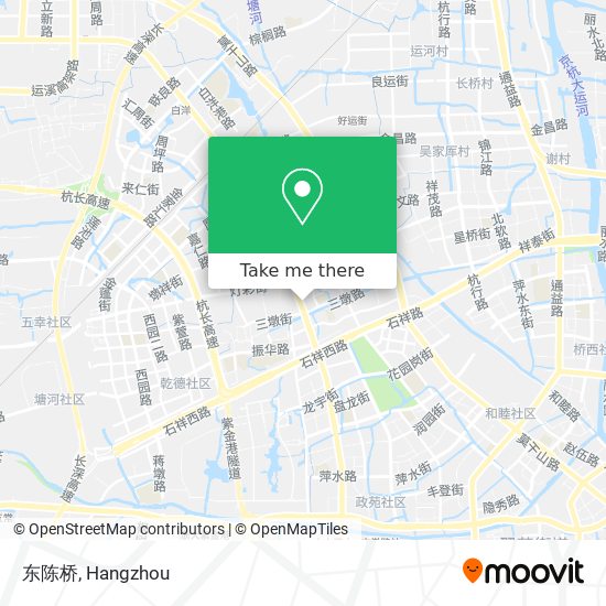 东陈桥 map
