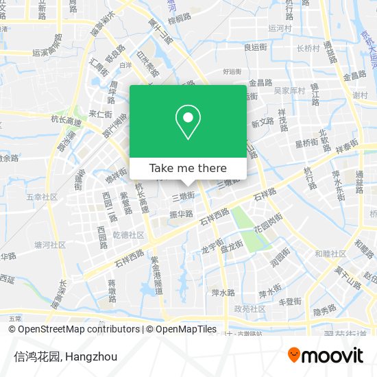 信鸿花园 map