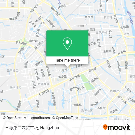 三墩第二农贸市场 map