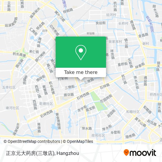 正京元大药房(三墩店) map