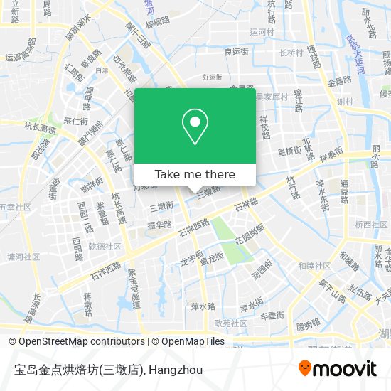 宝岛金点烘焙坊(三墩店) map