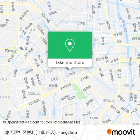 悠无限社区便利(长阳路店) map