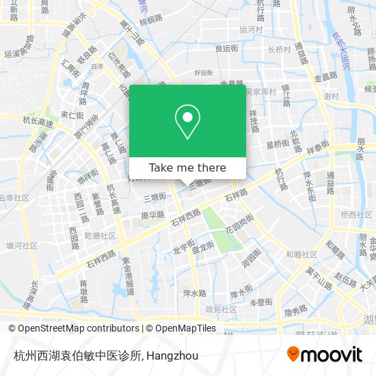 杭州西湖袁伯敏中医诊所 map