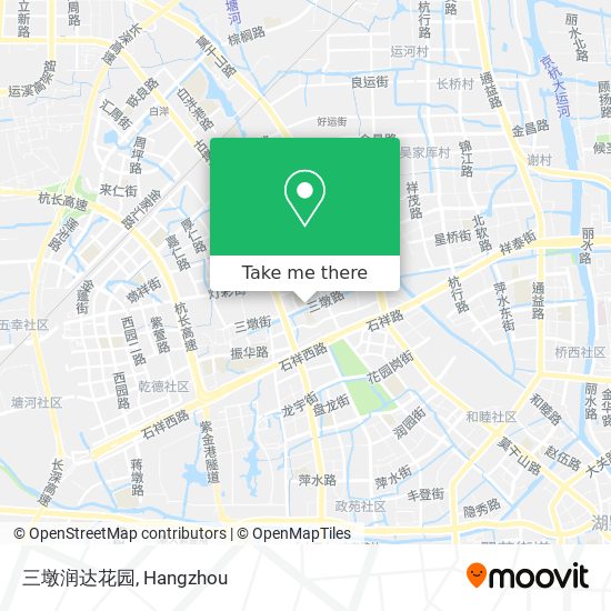 三墩润达花园 map