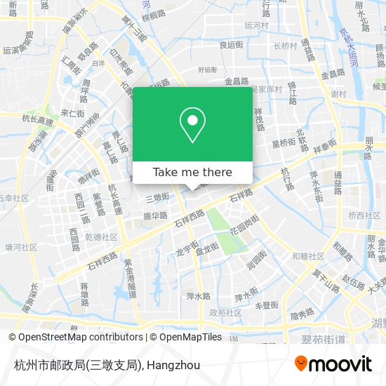 杭州市邮政局(三墩支局) map