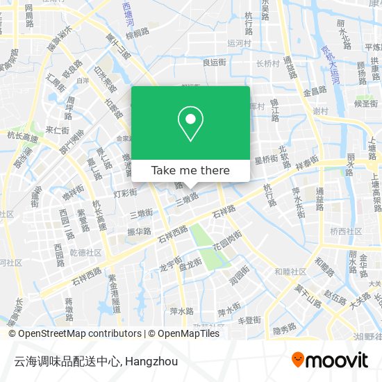 云海调味品配送中心 map