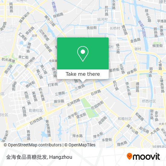 金海食品喜糖批发 map