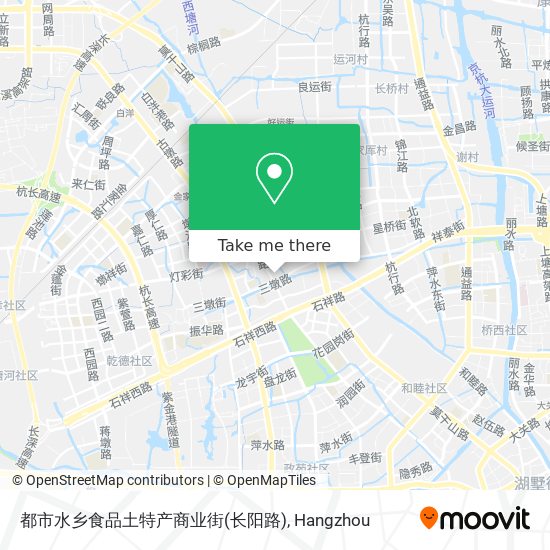都市水乡食品土特产商业街(长阳路) map