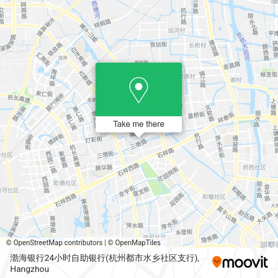 渤海银行24小时自助银行(杭州都市水乡社区支行) map