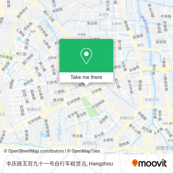 丰庆路五百九十一号自行车租赁点 map