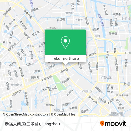 泰福大药房(三墩路) map