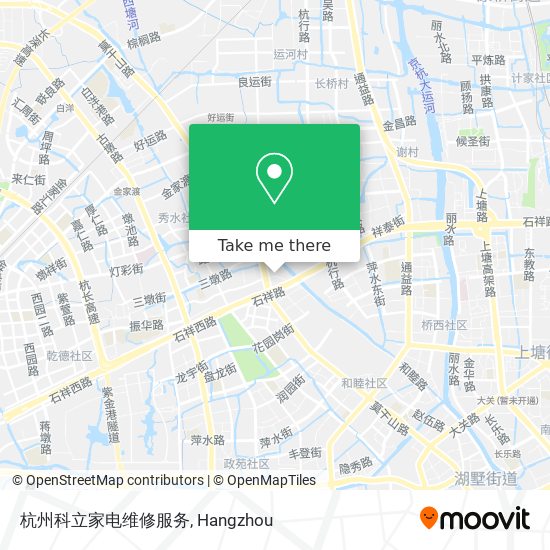 杭州科立家电维修服务 map