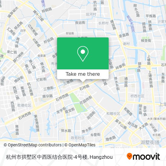 杭州市拱墅区中西医结合医院-4号楼 map