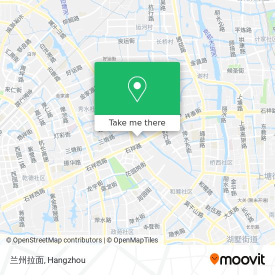 兰州拉面 map