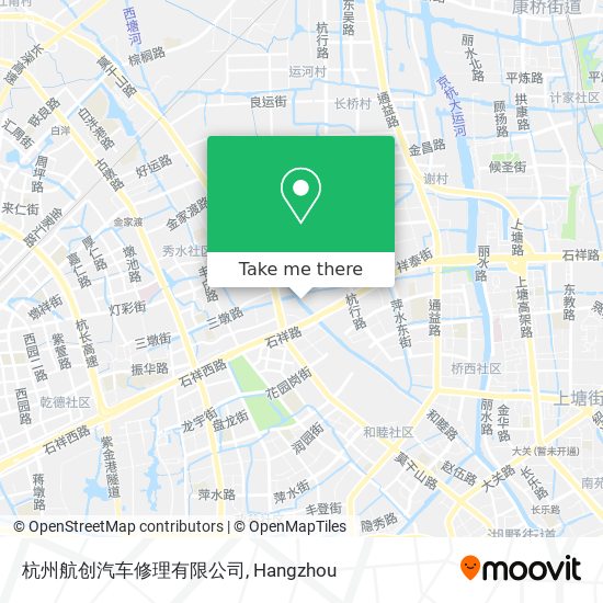杭州航创汽车修理有限公司 map