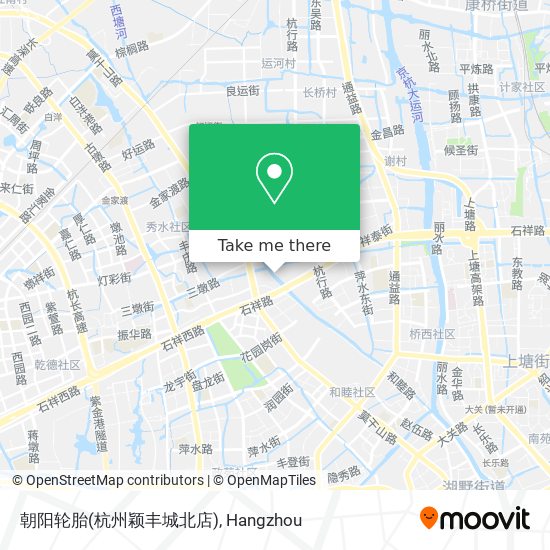 朝阳轮胎(杭州颖丰城北店) map