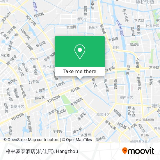 格林豪泰酒店(杭佳店) map