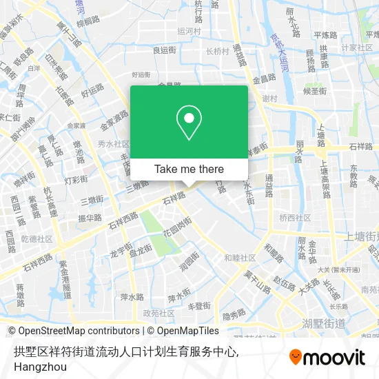 拱墅区祥符街道流动人口计划生育服务中心 map