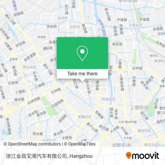 浙江金昌宝湖汽车有限公司 map