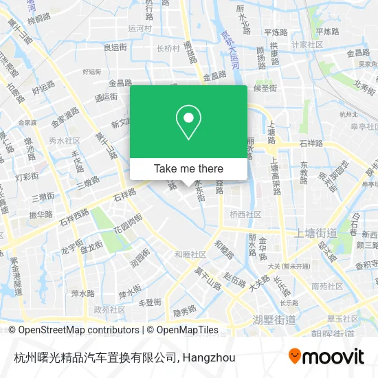 杭州曙光精品汽车置换有限公司 map