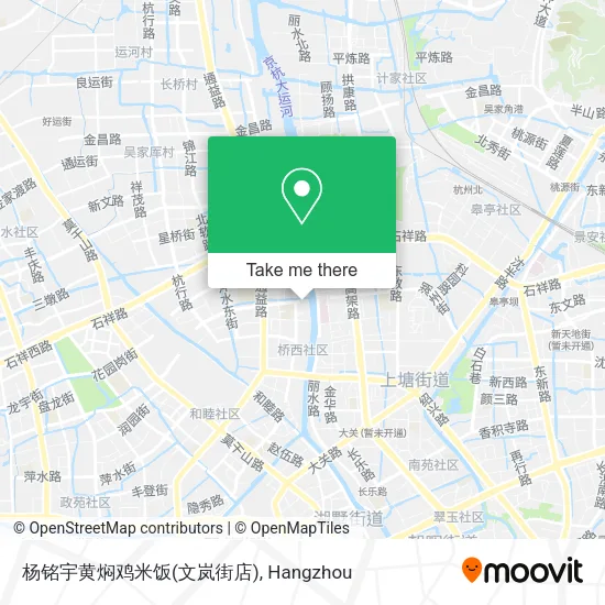 杨铭宇黄焖鸡米饭(文岚街店) map